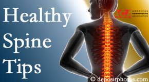OrthoIllinois Chiropractic posts healthy spine tips from the American Chiropractic Association with McHenry chiropractic patients.