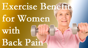 OrthoIllinois Chiropractic shares new research about how beneficial exercise is, especially for older women with back pain. 