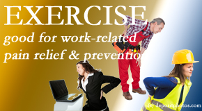 OrthoIllinois Chiropractic offers gentle treatment to relieve work-related pain and advice for preventing it. 