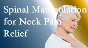 OrthoIllinois Chiropractic delivers chiropractic spinal manipulation to decrease neck pain. Such spinal manipulation decreases the risk of treatment escalation.
