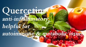 OrthoIllinois Chiropractic explains the benefits of quercetin for autoimmune, metabolic, and inflammatory diseases. 