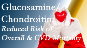 OrthoIllinois Chiropractic shares new research supporting the habitual use of chondroitin and glucosamine which is shown to reduce overall and cardiovascular disease mortality.