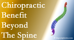 OrthoIllinois Chiropractic chiropractic care benefits more than the spine especially when the thoracic spine is treated!