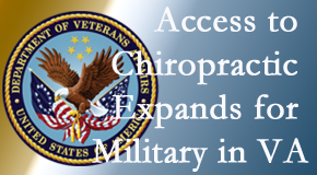 McHenry chiropractic care helps relieve spine pain and back pain for many locals, and its availability for veterans and military personnel increases in the VA to help more. 