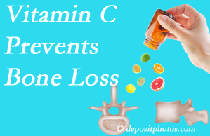  OrthoIllinois Chiropractic may recommend vitamin C to patients at risk of bone loss as it helps prevent bone loss.