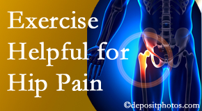 OrthoIllinois Chiropractic may recommend exercise for hip pain relief along with other chiropractic care options.