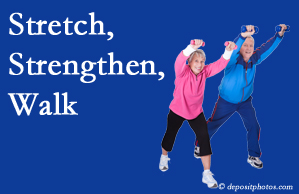 picture of McHenry spinal stenosis exercise and walking