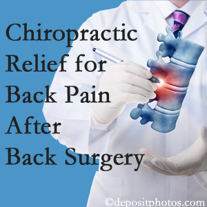 OrthoIllinois Chiropractic offers back pain relief to patients who have already undergone back surgery and still have pain.