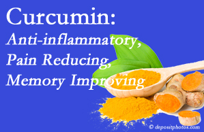McHenry chiropractic nutrition integration is important, especially when curcumin is shown to be an anti-inflammatory benefit.