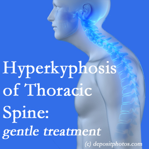 1        The McHenry chiropractic care of hyperkyphotic curves in the [upper spine in older people responds nicely to gentle chiropractic distraction care. 