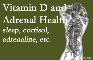 OrthoIllinois Chiropractic shares new studies about the effect of vitamin D on adrenal health and function.