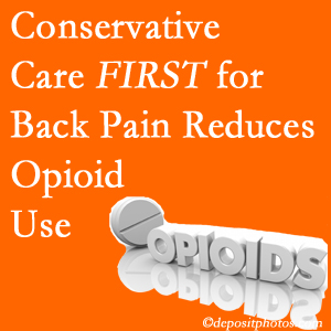 OrthoIllinois Chiropractic delivers chiropractic treatment as an option to opioids for back pain relief.