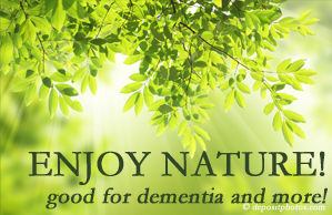 OrthoIllinois Chiropractic encourages our chiropractic patients to enjoy some time in nature! Interacting with nature is good for young and old alike, inspires independence, pleasure, and for dementia sufferers quite possibly even memory-triggering.
