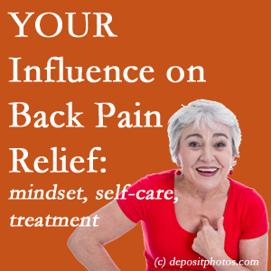 McHenry back pain patients’ roads to recovery depend on pain reducing treatment, self-care, and positive mindset.