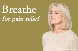 OrthoIllinois Chiropractic shares how impactful slow deep breathing is in pain relief.